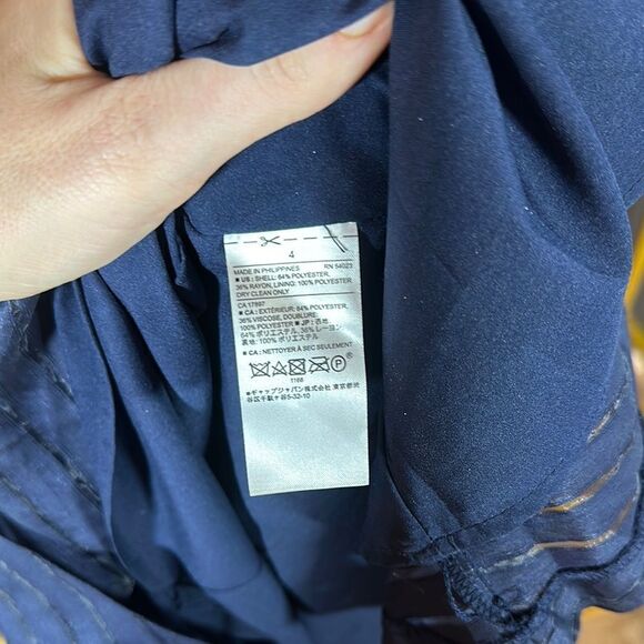 Blue Mini A-Line Halter Dress for Casual Occasions - Picture 6 of 6